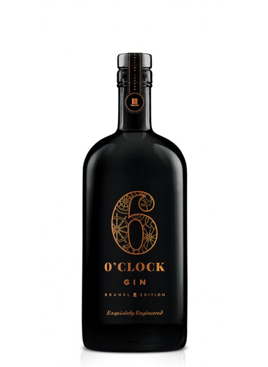 6 O'CLOCK GIN BRUNEL EDITION 50% 