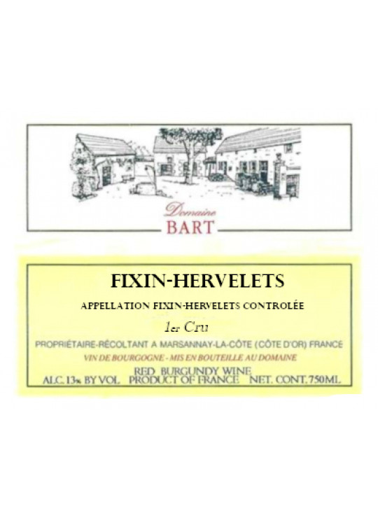 FIXIN 1ER CRU "LES HERVELETS" 2020